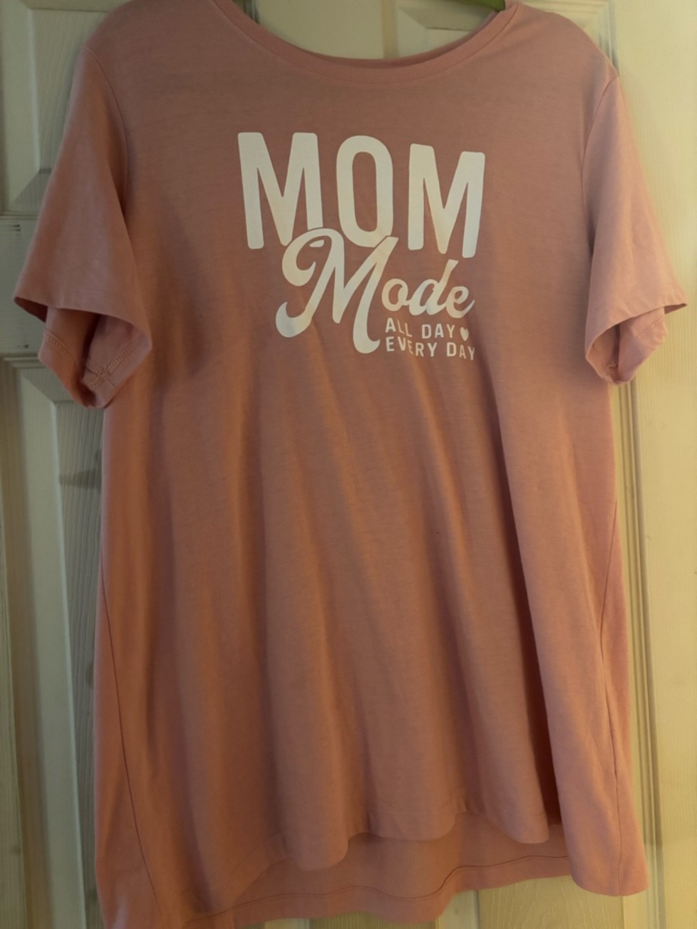 Mom Mode Pink Graphic Tee